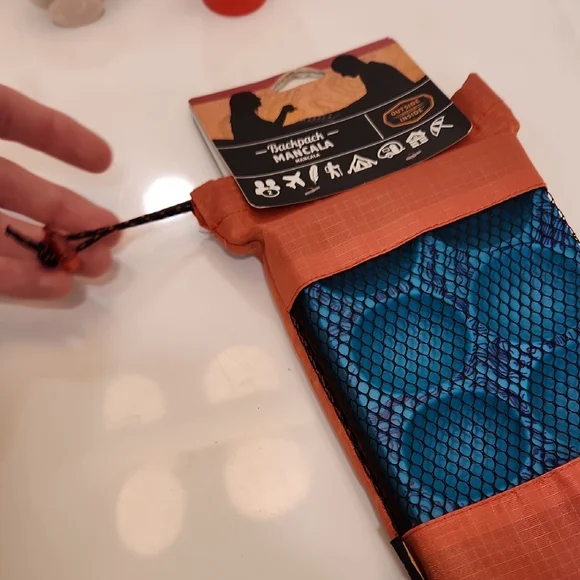 Backpack Mancala Game - Blue and Orange - Picture 4 of 5